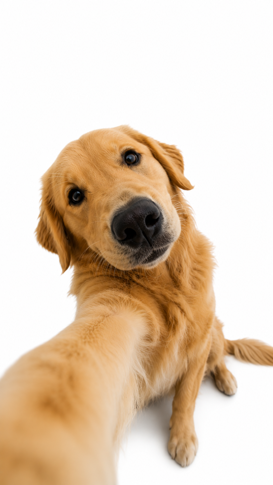 Luna, perrita golden en adopción